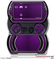 Carbon Fiber Purple and Chrome - Decal Style Skins (fits Sony PSPgo)