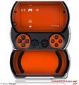 Colorburst Orange - Decal Style Skins (fits Sony PSPgo)