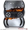 Ripped Metal Fire - Decal Style Skins (fits Sony PSPgo)