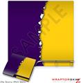 Sony PS3 Slim Skin Ripped Colors Purple Yellow