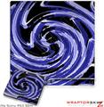 Sony PS3 Slim Skin - Alecias Swirl 02 Blue