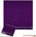 Sony PS3 Slim Skin - Carbon Fiber Purple