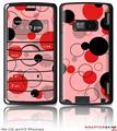 LG enV2 Skin - Lots of Dots Red on Pink