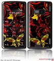 LG enV2 Skin - Twisted Garden REd and Yellow