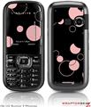 LG Rumor 2 Skin - Lots of Dots Pink on Black