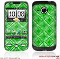HTC Droid Eris Skin Wavey Green