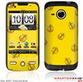 HTC Droid Eris Skin Anchors Away Yellow