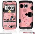HTC Droid Eris Skin - Lots of Dots Pink on Pink