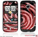 HTC Droid Eris Skin - Alecias Swirl 02 Red