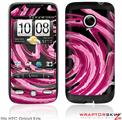 HTC Droid Eris Skin - Alecias Swirl 02 Hot Pink