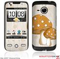 HTC Droid Eris Skin - Mushrooms Orange