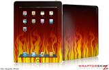 iPad Skin - Fire on Black