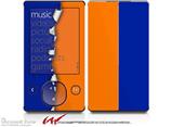 Ripped Colors Blue Orange - Decal Style skin fits Zune 80/120GB  (ZUNE SOLD SEPARATELY)