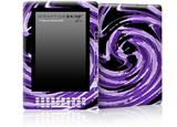 Alecias Swirl 02 Purple - Decal Style Skin for Amazon Kindle DX