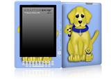 Puppy Dogs on Blue - Decal Style Skin for Amazon Kindle DX