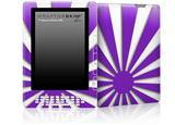 Rising Sun Japanese Flag Purple - Decal Style Skin for Amazon Kindle DX