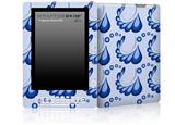 Petals Blue - Decal Style Skin for Amazon Kindle DX
