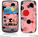 LG Vortex Skin Lots of Dots Red on Pink