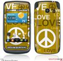 LG Vortex Skin Love and Peace Yellow