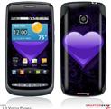 LG Vortex Skin Glass Heart Grunge Purple