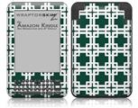 Boxed Hunter Green - Decal Style Skin fits Amazon Kindle 3 Keyboard (with 6 inch display)