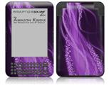 Mystic Vortex Purple - Decal Style Skin fits Amazon Kindle 3 Keyboard (with 6 inch display)
