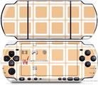 Sony PSP 3000 Decal Style Skin - Squared Peach