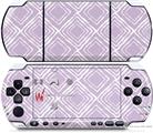 Sony PSP 3000 Decal Style Skin - Wavey Lavender