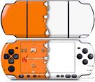 Sony PSP 3000 Decal Style Skin - Ripped Colors Orange White