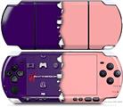 Sony PSP 3000 Decal Style Skin - Ripped Colors Purple Pink