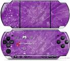 Sony PSP 3000 Decal Style Skin - Stardust Purple