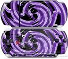 Sony PSP 3000 Decal Style Skin - Alecias Swirl 02 Purple
