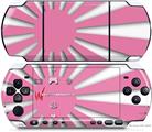 Sony PSP 3000 Decal Style Skin - Rising Sun Japanese Flag Pink
