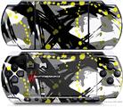 Sony PSP 3000 Decal Style Skin - Abstract 02 Yellow