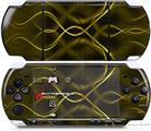 Sony PSP 3000 Decal Style Skin - Abstract 01 Yellow