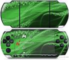 Sony PSP 3000 Decal Style Skin - Mystic Vortex Green