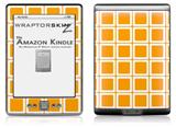 Squared Orange - Decal Style Skin (fits 4th Gen Kindle with 6inch display and no keyboard)