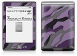 Camouflage Purple - Decal Style Skin (fits 4th Gen Kindle with 6inch display and no keyboard)