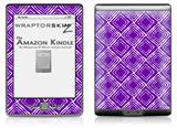 Wavey Purple - Decal Style Skin (fits 4th Gen Kindle with 6inch display and no keyboard)