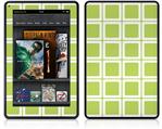Amazon Kindle Fire (Original) Decal Style Skin - Squared Sage Green