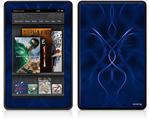Amazon Kindle Fire (Original) Decal Style Skin - Abstract 01 Blue