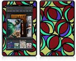 Amazon Kindle Fire (Original) Decal Style Skin - Crazy Dots 04