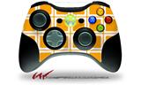 Squared Orange - Decal Style Skin fits Microsoft XBOX 360 Wireless Controller (CONTROLLER NOT INCLUDED)