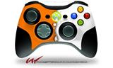 Ripped Colors Orange White - Decal Style Skin fits Microsoft XBOX 360 Wireless Controller (CONTROLLER NOT INCLUDED)