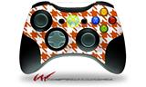 Houndstooth Burnt Orange - Decal Style Skin fits Microsoft XBOX 360 Wireless Controller (CONTROLLER NOT INCLUDED)