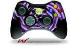 Alecias Swirl 02 Purple - Decal Style Skin fits Microsoft XBOX 360 Wireless Controller (CONTROLLER NOT INCLUDED)