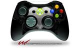 Glass Heart Grunge Gray - Decal Style Skin fits Microsoft XBOX 360 Wireless Controller (CONTROLLER NOT INCLUDED)