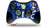 Love and Peace Blue - Decal Style Skin fits Microsoft XBOX 360 Wireless Controller (CONTROLLER NOT INCLUDED)