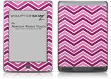 Zig Zag Pinks - Decal Style Skin (fits Amazon Kindle Touch Skin)