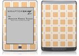 Squared Peach - Decal Style Skin (fits Amazon Kindle Touch Skin)